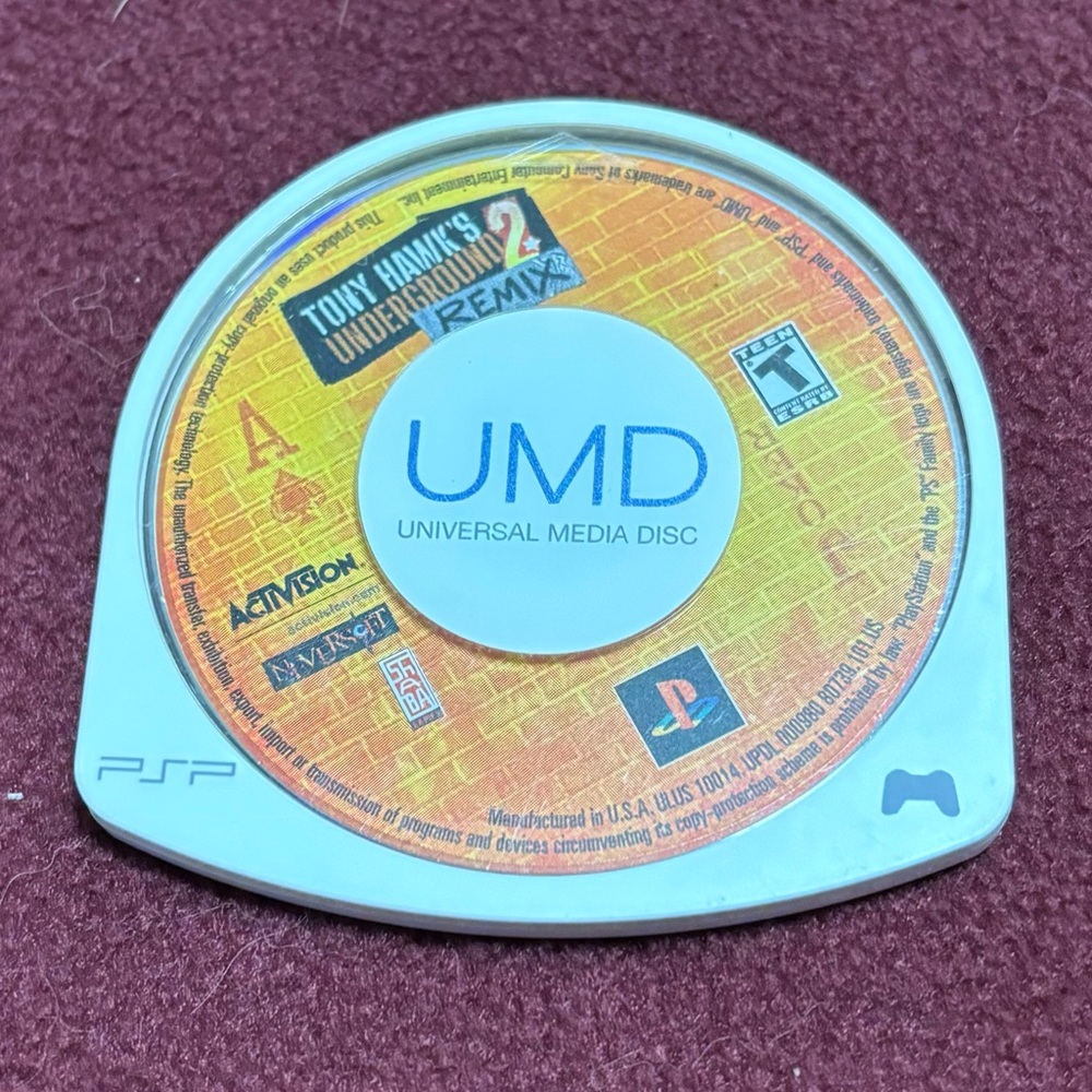 Tony Hawk's Underground 2: Remix (Sony PSP Portable) Disc Only